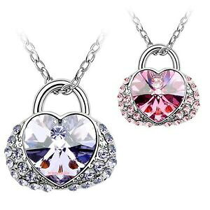 yzWG[EANZT[ lbNXNX^XtXL[n[gobOcollana donna cristallo swarovski cuore e borsa a12