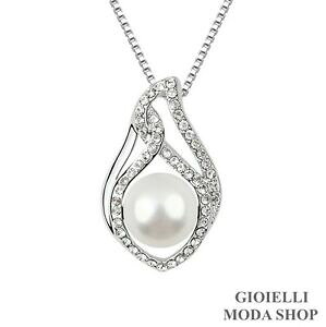 yzWG[EANZT[ NX^XtXL[y_glbNXcollana donna ciondolo con crystal swarovski elements g154