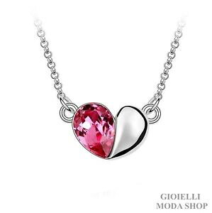 yzWG[EANZT[ NX^XtXL[n[gy_glbNXcollana donna ciondolo cuore con crystal swarovski elements g165