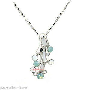 �y���������z�W���G���[�E�A�N�Z�T���[ �X�����t�X�L�[�G�������g�O���[���u�����`���f�B�[�X�l�b�N���Xcollana donna cristallo swarovski elements ramo verde a158