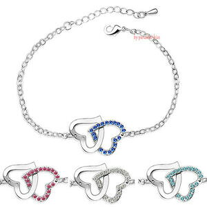 yzWG[EANZT[ XtXL[NX^uXbgbracciale da donna cristallo swarovski elements cuore vari b14