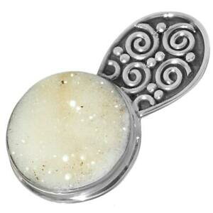 yzWG[EANZT[ AK^hTX^[OVo[y_g33cm agata drusa 925 pendente argento sterling