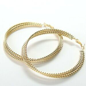 yzWG[EANZT[ u[NhCNI[h[Ygvg[U[hboucles doreilles creole dorees xl triple torsade