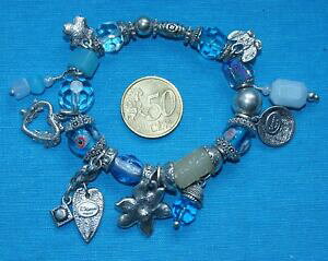 yzWG[EANZT[ uXbguPA^AWeFW[kG}Cbracelet breloques t street en metal argente verre resine emaille