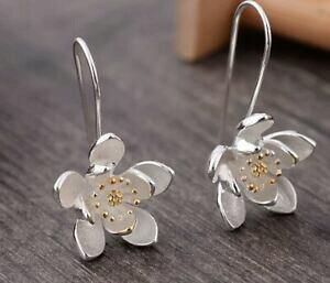 yzWG[EANZT[ COVo[t[S[hCOt[Vo[S[horecchini donna fiore argento 925 oro women earring flower silver 925 gold