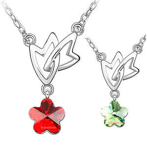 yzWG[EANZT[ NX^XtXL[WRn[gt[lbNXcollana donna con cristallo swarovski zircone cuore fiore a119