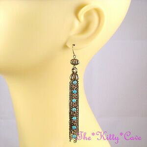 yzWG[EANZT[ fRBe[Wo[jbVGXjbNS[hM^[m}bVtibpCO^[RCYdeco vintage brunito oro etnico gitano massiccio nappa orecchini con 