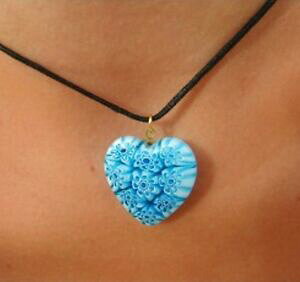 yzWG[EANZT[ [mRA[N[A}EX^[RCYmurano collier coeur murine turquoise