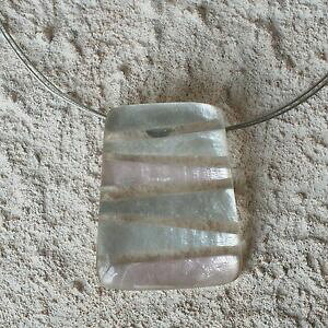 yzWG[EANZT[ XeXX`[RA[JsYRLGVo[sNlbNXnuovo 40cm5, 5cm collier in acciaio inox con capiz conchiglie colore argentorosa collana