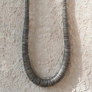 yzWG[EANZT[ AgTCgO[RA[RRibc`F[RRibcr[YlbNXnuovo 85cm5cm collana con perle di cocco in antracitegrigio collier catena cocco