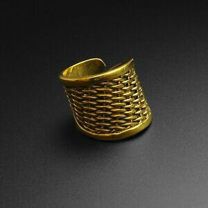 �y���������z�W���G���[�E�A�N�Z�T���[ �R���Q�[�g�����O�C�^���Aottone fatto a mano anello ondulato italiano senza piombo sibj qualita
