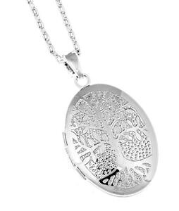 yzWG[EANZT[ bL_Iplaccato argento albero della vita medaglione