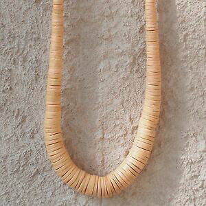 yzWG[EANZT[ AvRbgs[`RA[RRibc`F[RRibcr[YlbNXnuovo 85cm5cm collana con perle di cocco in albicoccapesco collier catena cocco