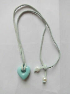 yzWG[EANZT[ XG[hgn[gy_ggemstone ciondolo a forma di cuore in pelle scamosciata perizoma con perle