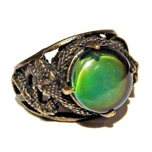 yzWG[EANZT[ Xl[N[hOuYJ[GWvgT[N~bNJW~bNW[serpente umore anello bronzo colore cangiante termocromico egiziano misura 95