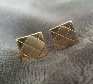 yzWG[EANZT[ XNGAS[hg[S[hg[S[hg[CO|Xgmonet 10mm 1cm square goldtone oro orecchini a perno geometrico post