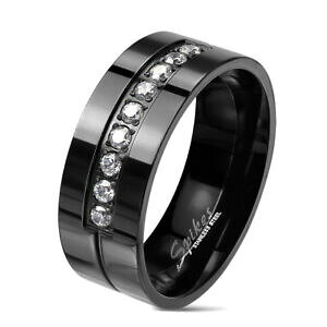 yzWG[EANZT[ N[{fBA[gRXeXt[O{Otapsis coolbodyart R dito anello nastro anello in acciaio inox nero lucido lucidata fra