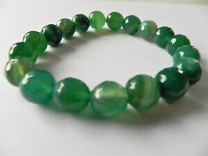 yzWG[EANZT[ t@XFfAK^WF}Xgb`uXbga fasce verde agata gemma braccialetto stretch