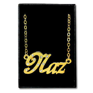 yzWG[EANZT[ iYACfAS[hbLlbNXoro placcato collana con nomenazidee regalo per leianniversario fidanzamento