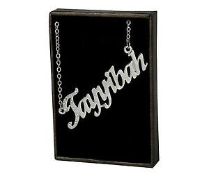yzWG[EANZT[ lbNX^CCozCgS[hbLp[\iCYcollana nome tayyibah 18ct bianco oro placcatocompleanno apprezzamento personalizzato