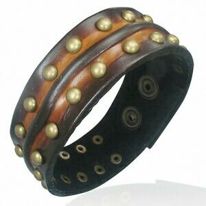 yzWG[EANZT[ uXbgGN[ReAxbNvbVGZNbracelet en cuir cotele avec pression et cercle