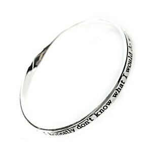 �y���������z�W���G���[�E�A�N�Z�T���[ �V���o�[�u���X���b�g���b�Lbracciale in argento placcato migliore amico, onestamente non so cosa farei senza