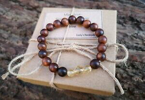 yzWG[EANZT[ i`T_EbhVgmuXbg}jtFXgq[Onaturale legno di sandalo citrino bracciale manifesto guarigione gemma successo fortuna r