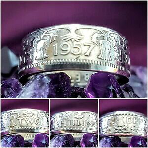 yzWG[EANZT[ RCOOTCYTCY1957 anello moneta coin anello taglia q, ma puo essere ridimensionata gratis