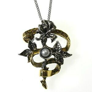 yzWG[EANZT[ Jym[N^p[[Yt[y_glbNXiCgcarpe noctum pearl rose fiore ciondolo collana figli della notte cn12