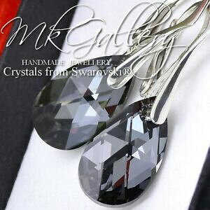 yzWG[EANZT[ XtXL[NX^X^[OVo[RVo[iCg925 argento sterling da cristalli swarovski R pera 16mmargento notte