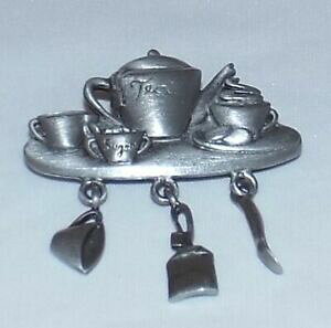 �y���������z�W���G���[�E�A�N�Z�T���[ �W���l�b�g�W���G���[�f�W���S�f�`���`���v���^�G�X�^���z�A�~�����g�X�e���[�s���Z��jj jonette jewelry amante de jogo de cha cha prata estanho broche amuletos teu pi