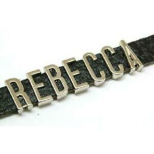 yzWG[EANZT[ IrARNVJX^U[uXbgxbJla collezione di olivia sono becca in pelle personalizzato nome braccialetto