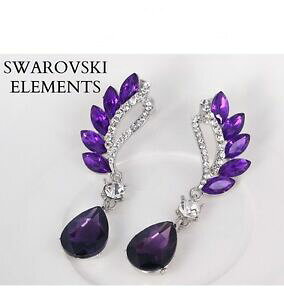 yzWG[EANZT[ Ou[Nh[XXtXL[RGc[bNXfUCBe[WoCIbglongues boucles doreilles swarovskiR elements larme luxe desig