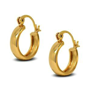 yzWG[EANZT[ S[htBhX[YNI[t[vCO~[gt[v18ct gold filled smooth creole hoop earrings womens or girls 15mm hoop