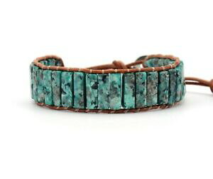 yzWG[EANZT[ NX^r[YthVbvuXbgXNGA`[uXAK^`NO[U[crystal perline braccialetto dellamicizia tubo quadrato muschio ag