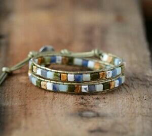 yzWG[EANZT[ NX^r[YthVbvuXbgbvT[tr[`uEU[AK^`Ncrystal perline braccialetto dellamicizia wrap surf beach brown in pe