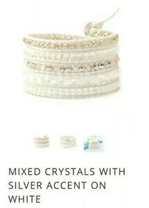 yzWG[EANZT[ rNgAG}[\uXbgzCgVo[ANZgNX^victoria emerson avvolgi il bracciale cristallo misto con accento dargento su bianco