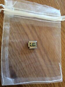 yzWG[EANZT[ IWiS[hm~l[gGiy_gNXuXbgoriginale nomination oro e smalto classe ciondolo mai indossato su braccialetto