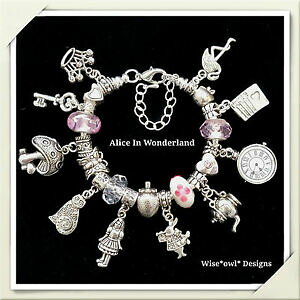 yzWG[EANZT[ AXuXbgalice nel paese delle meraviglie bracciale 10th, 12th, 13th, 16th, 18th, 21st, 30th, 40th e 50th regalo