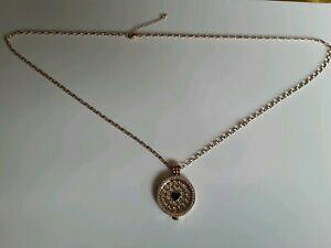 yzWG[EANZT[ [YS[hRC_IXeXn[gy_gfBXN33mm moneta in oro rosa con medaglione acciaio inox cz cuore pendente a disco 620