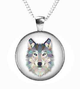 yzWG[EANZT[ EtKXsN`[`F[y_gVo[bLA[gvgwolfglass picture ciondolo sulla catena silver plated art print photo s5