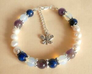 yzWG[EANZT[ WFXg[NX^q[OuXbgobOgemstone cristallo guarigione emicrania mal di testa nevralgie braccialetto borsa regalo