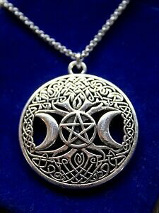 yzWG[EANZT[ EBbJpK[my_gCOhVgv[y^OlbNXalbero della vita tripla luna pentagramma collana con ciondolo wicca pagano, strega y