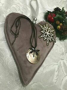 yzWG[EANZT[ ^OnOn[gxxbgNbVVFlbNXg{collana bellissima shell e libellula con cuscino velluto cuore da appendere tag amp;