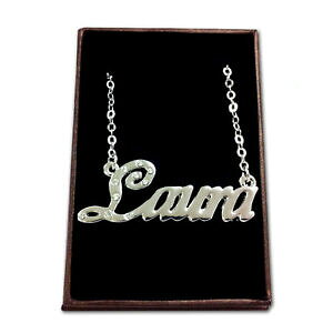yzWG[EANZT[ p[\iCYuChCh[ACfAzCgS[hbLlbNXbianco oro placcato collana con nomelauraidea regalo per leidamigelle personalizzato