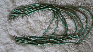 yzWG[EANZT[ fB[XO[r[YlbNX{ztFXeBoladies monet verde collana di perline in un secondo momento difficilmente indossato boho festiva