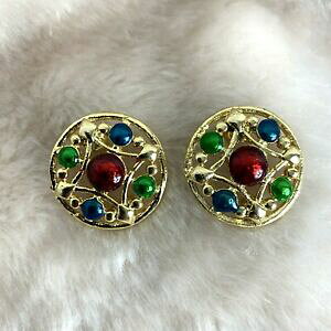 yzWG[EANZT[ S[hg[COT[NRRXe[ggveBO}[Be[Wggold tone earrings circle roccoco statement pretty glamour vintage retro