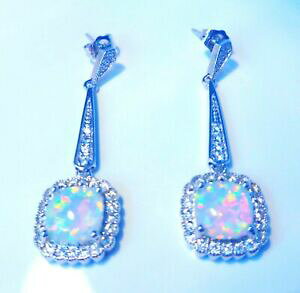 yzWG[EANZT[ CMXA[WOVo[zCgIp[t@CAACXCOy_gOregno unito ** *925 argento incredibile bianco opale di fuocoghiaccio orecc