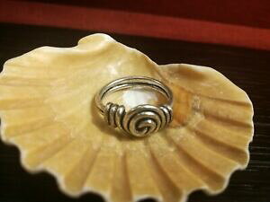 yzWG[EANZT[ }I`xbgVo[XpCOV{ACfAanello spirale argento tibetano simbolo di rinascita per i maori idea regalo