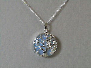 yzWG[EANZT[ VFb^y_glbNXlopalite albero della vita amp; civetta gemstone ciondolo amp; collana sbalorditivo